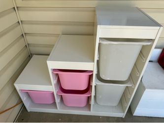 IKEA Trofast System Shelf & Storage Bins