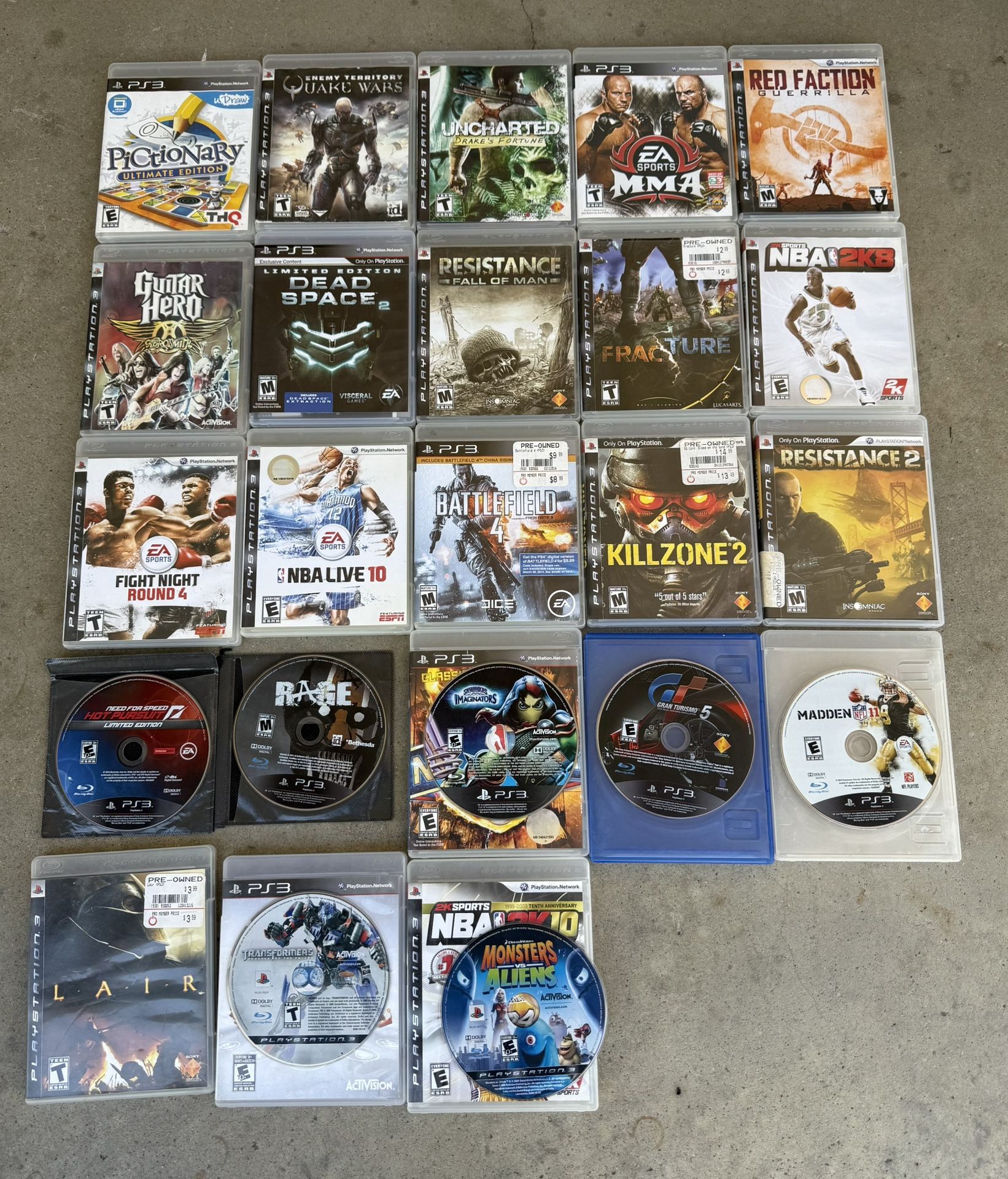 Read Description Untested PlayStation 3 PS3 Game Lot