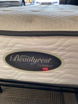 Beauty rest twin mattress and frame