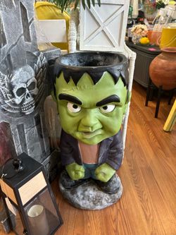 28 inch Frankenstein Halloween large candy bowl