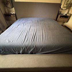King Size Bed Frame W/ Mattress