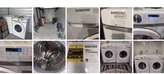Samsung Front Load Washer and Dryer Set  - OBO