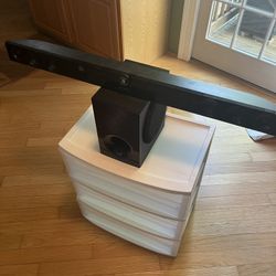 Sharp Sound Bar And Subwoofer 