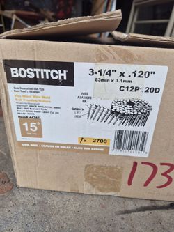 bostitch  3 1/4"   2700pcs