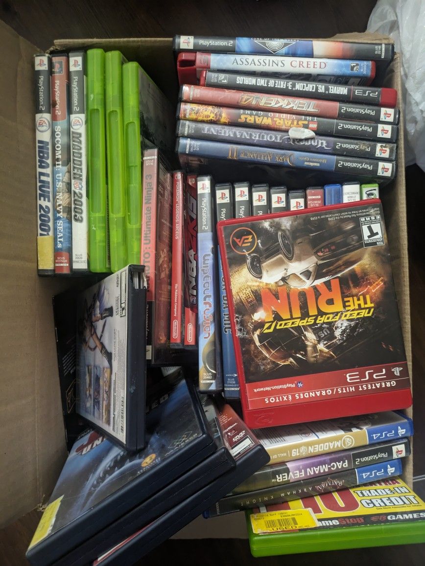 EMPTY Game Cases Xbox 360 Switch PS3 PS4 Ps2