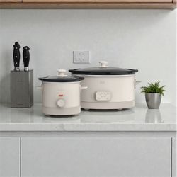 Bella 6 Quart Programmable Slow Cooker w/ Additional 2 Quart Slow Cooker Set New In Box