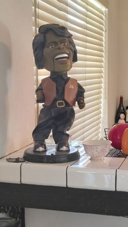 James Brown dancing/singing figure/memorabilia