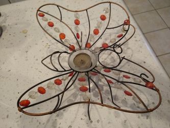 Butterfly candle holders