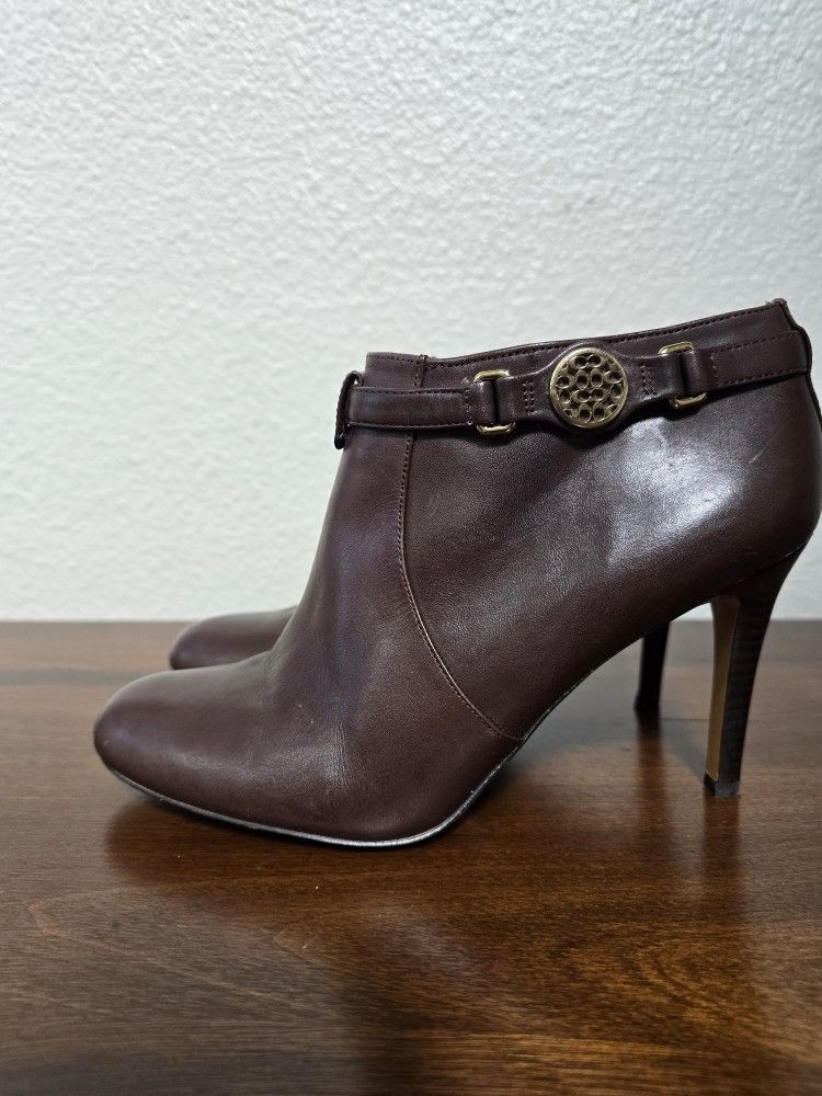 Coach Salene II Mahogany Booties
