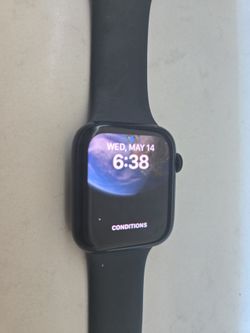 Apple Watch with Black Sport Band
