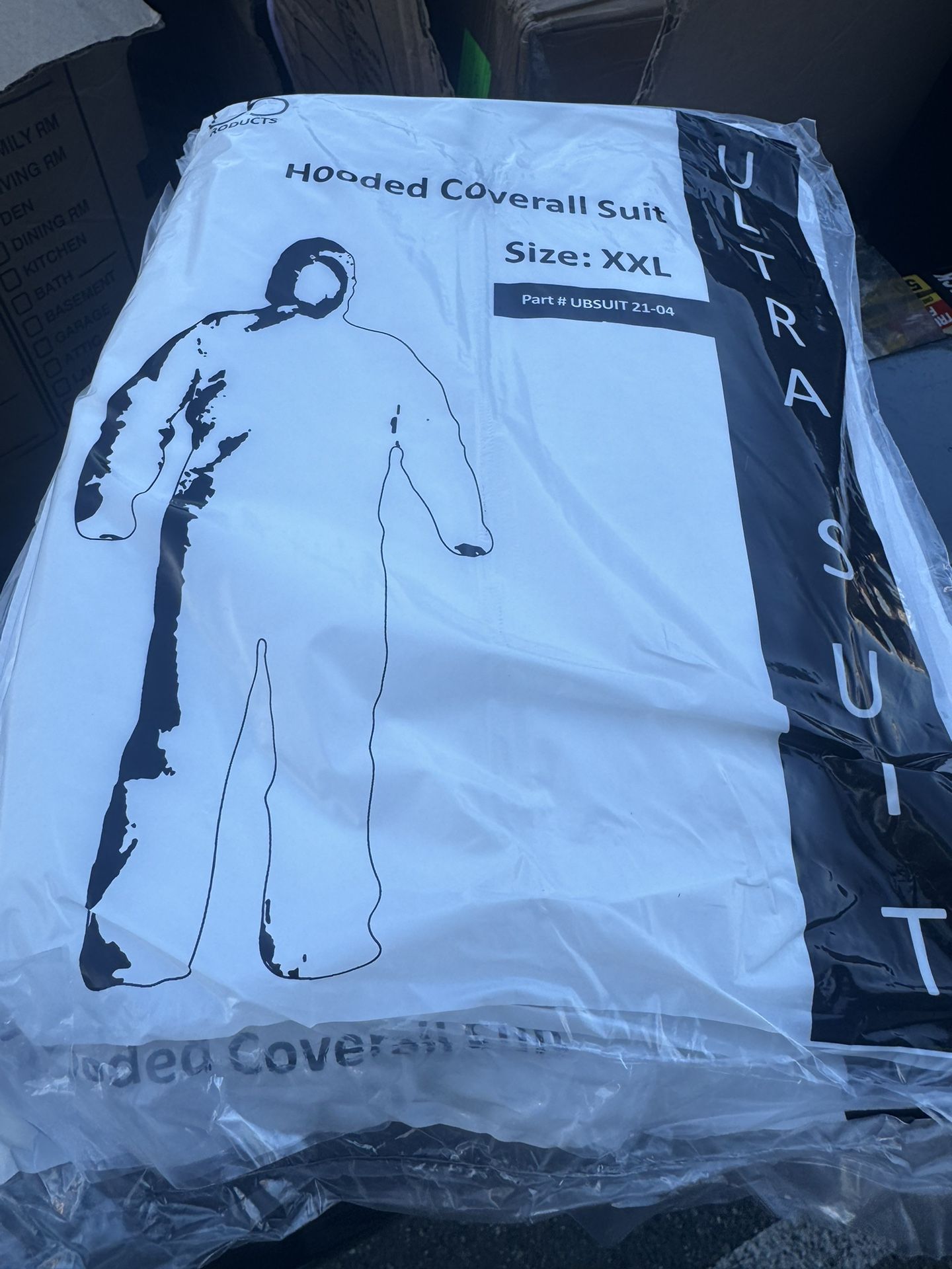 Hooded Suits For Painting Or Construction