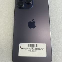 iPhone 14 Pro Max 128GB AT&T