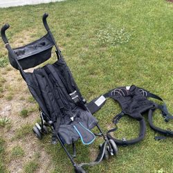 Umbrella stroller + baby carrier Porch Pu Need Gone 6/18!!