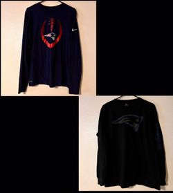 Nike NFL New England Patriots Team Logo long sleeve shirt set (L)