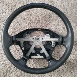 03-05 Dodge Black Leather Steering Wheel.