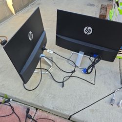 2 HP monitors