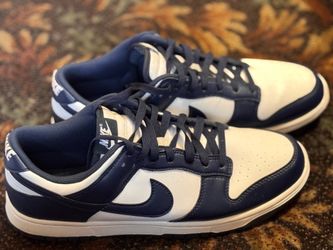 Blue Nike dunk low size 11