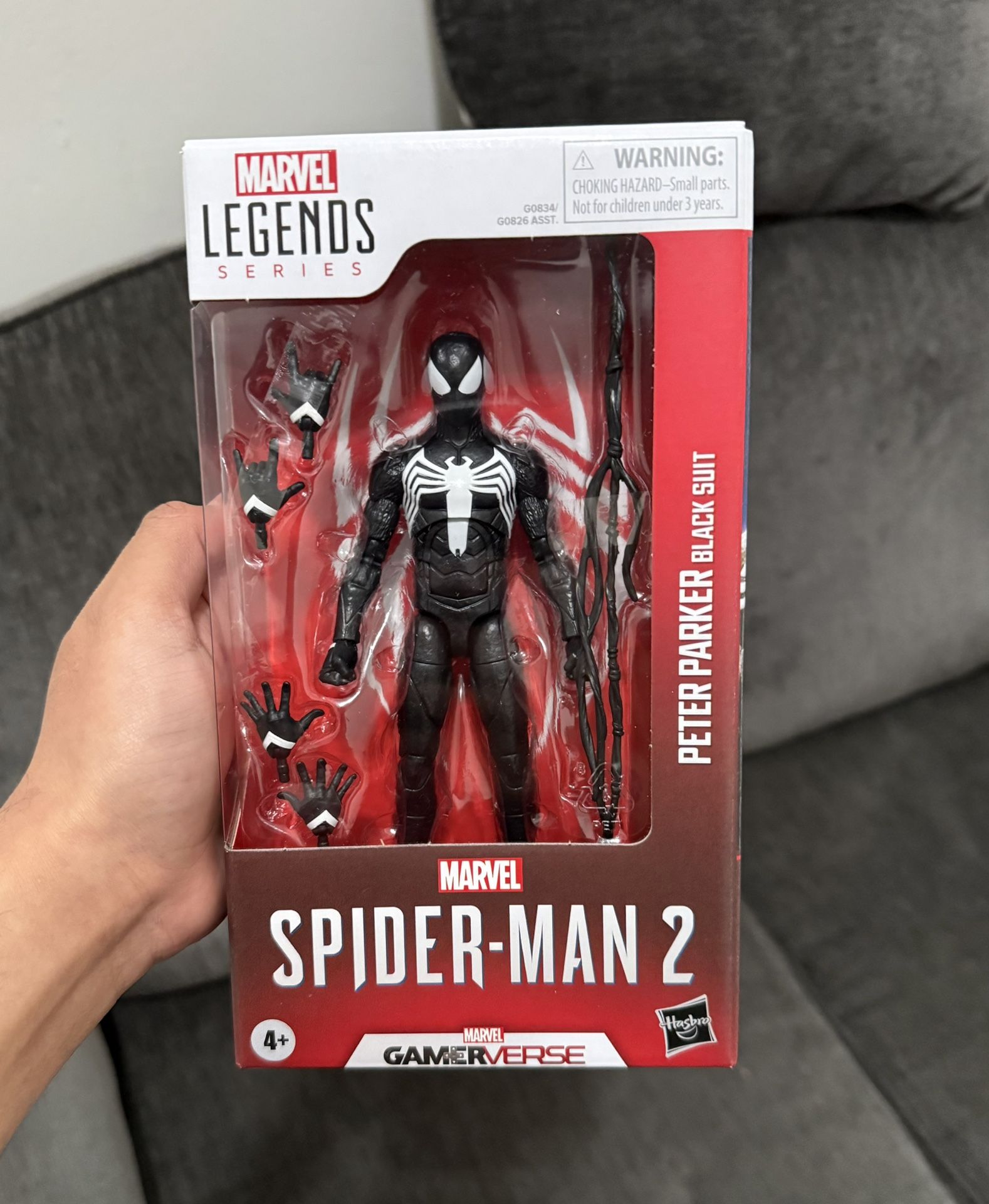 Just Received In The Mail New Hasbro Marvel Legends Gameverse Black Suit Symbiote Spider-Man $30 Need Gone ASAP Firm On Price