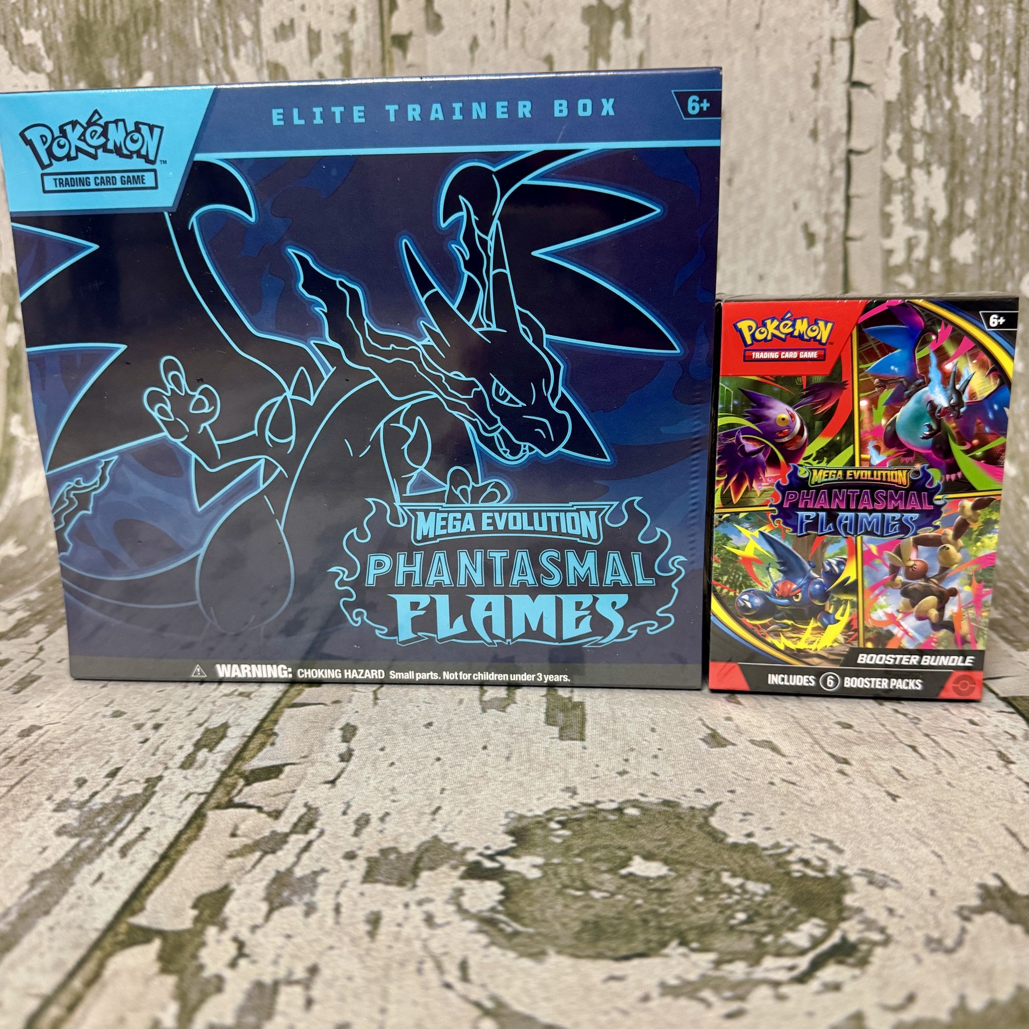 Pokemon TCG Phantasmal Flames Booster Bundle + Elite Trainer Box.