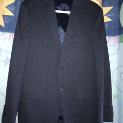 Van Heusen Flex Slim Fit Blue Suit Jacket, Size 40R