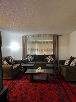 Sofa loveseat/ Coaster Coffee table