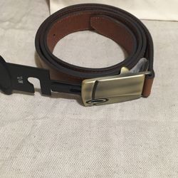 Brown Leather Belt  