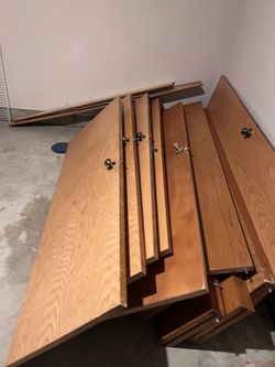 Solid Oak Interior Doors with Hardware & Casing