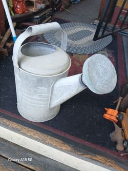 Galvanized Watering Can