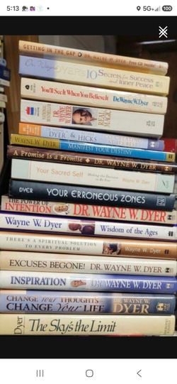 Wayne dyer books $7 - $10 each