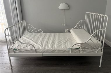 IKEA MINNEN Bed Frame and Mattress
