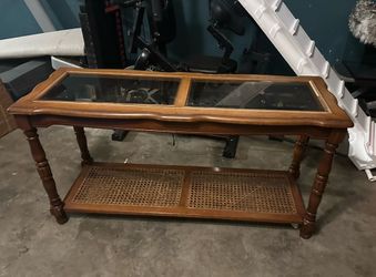 vintage console table