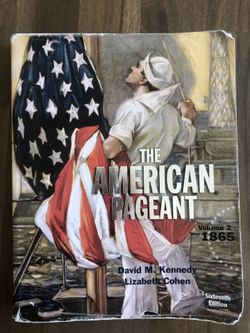 Book- The American Pageant Volume 2