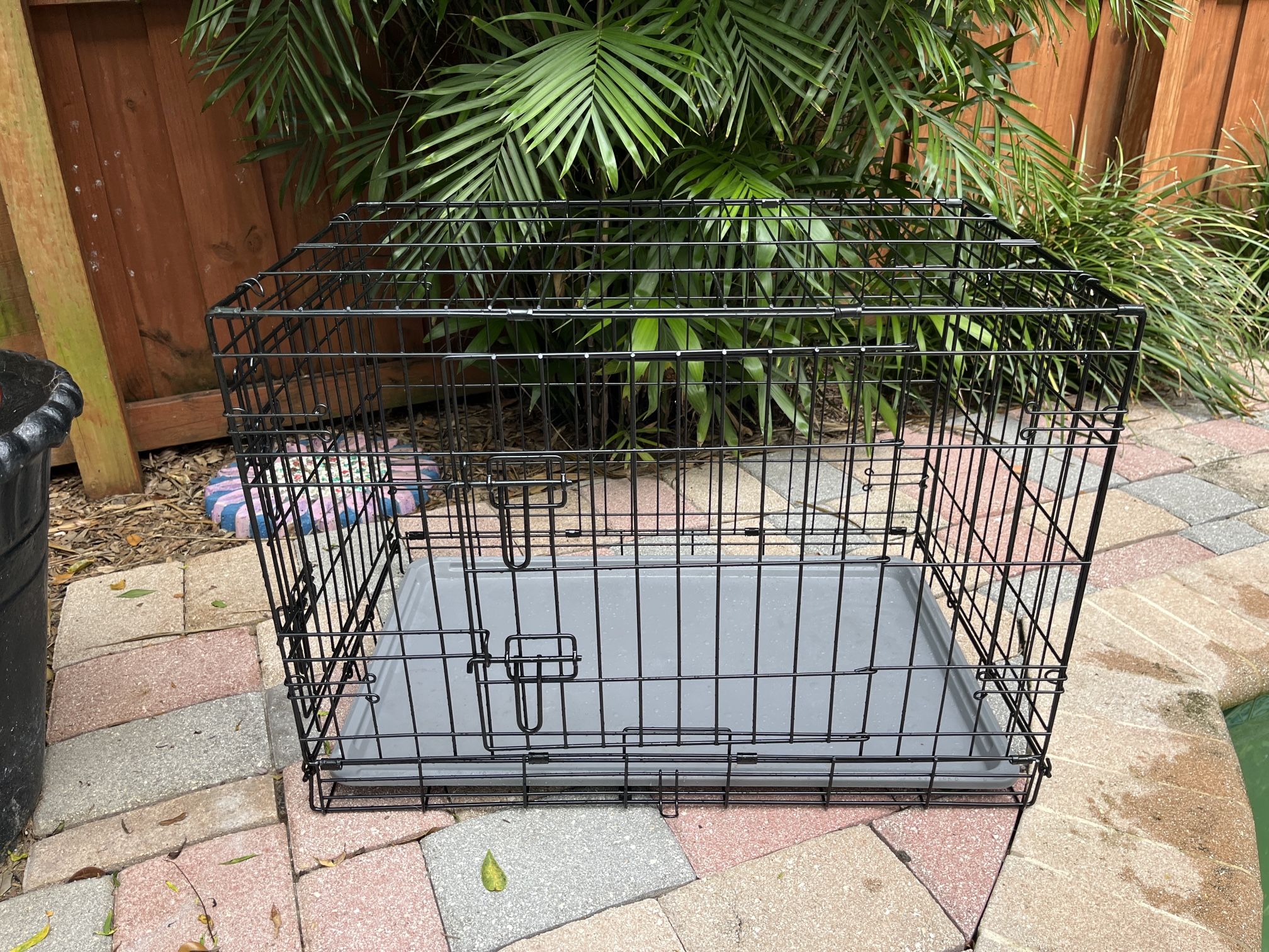 30" Wire 2 Door Dog Crate- Foldable!