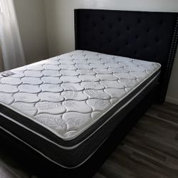 NEW QUEEN PILLOW TOP MATTRESS AND BOX SPRING 