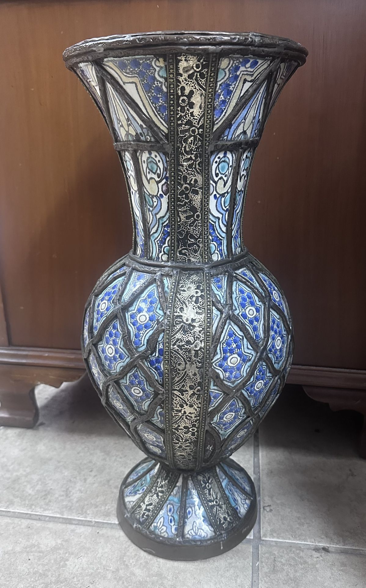 Ceramic Moroccan Vase