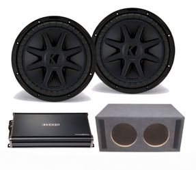 Kicker Set Up  New Condition Blueline Vx Subs