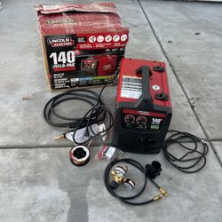 Lincoln Electric Weld-Pak 140 Amp MIG and Flux-Core Wire Feed Welder, 115V, Aluminum Welder with Spool Gun sold separately 2.3k