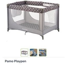 Pamo Babe Portable Crib Baby Playpen