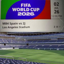 FIFA WORLD CUP TIX SPAIN AUSTRIA THURS 7/2 BOUGIE SEATS READ DESCRIPTION