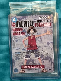 Monkey.D.Luffy (055) (College Basketball US Voyage) - One Piece Promotion Cards (OP-PR)