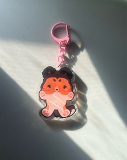 Rough Collie Keychain