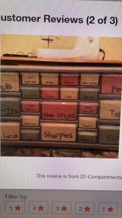 Stack on 22 drawers, blue plastic storage drawer, unopened