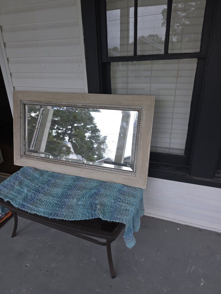 Antiqued Decorative Mirror