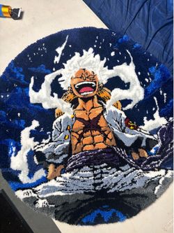 Gear 5 Luffy Rug 🤩 custom made by me!