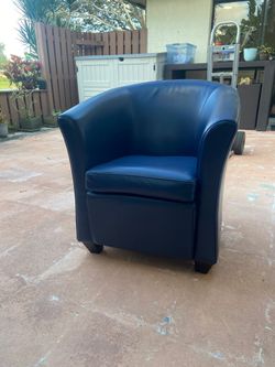 Blue Arm Chair
