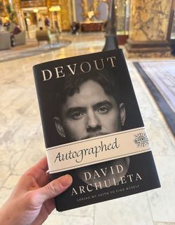 David Archuleta signed book