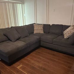 Gray Couch and Love Seat