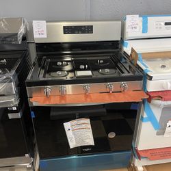 Whirlpool Gas Stove New 30’ Wide 