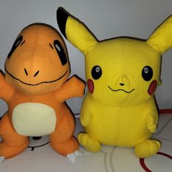 Pokemón, Pikachu, Charmander teddies Decoration