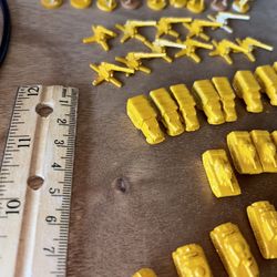 Axis And Allies Toy Plastic Soldiers, Planes, Ships, Tanks, Artillery 